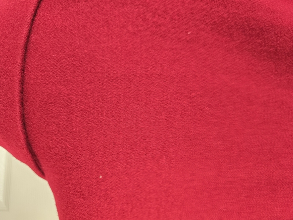 Anthropologie Tulle Long Line Red Pockets Wool Blend Lined Women's Jacket XL - Picture 8 of 11